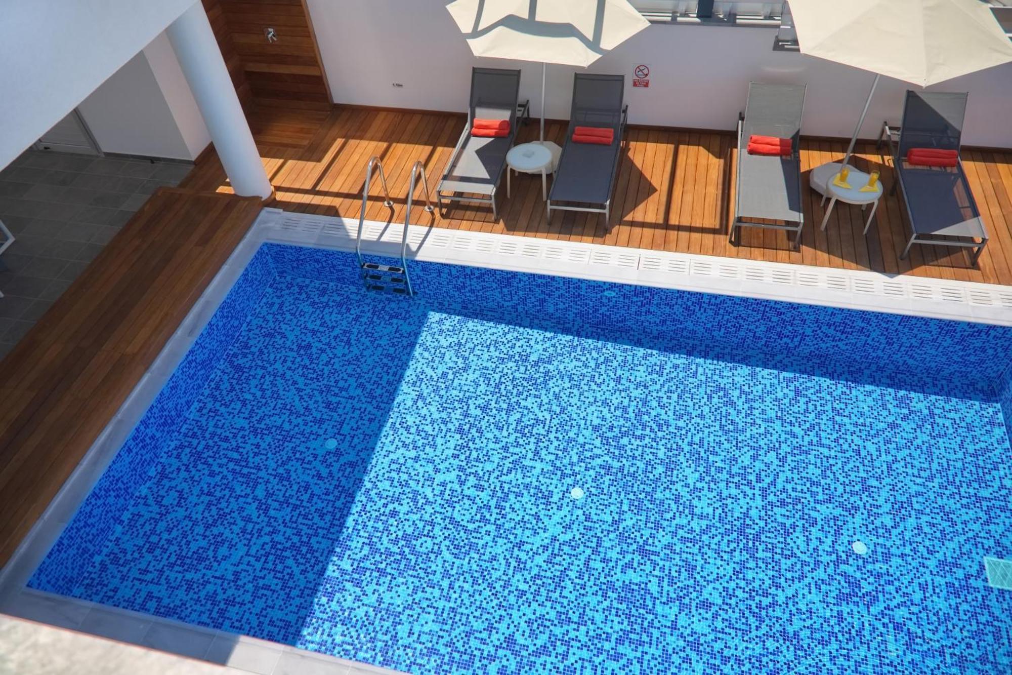 Seaview Luxury Villa Jacuzzi & Pool! 2 Min Beach Protaras Luaran gambar