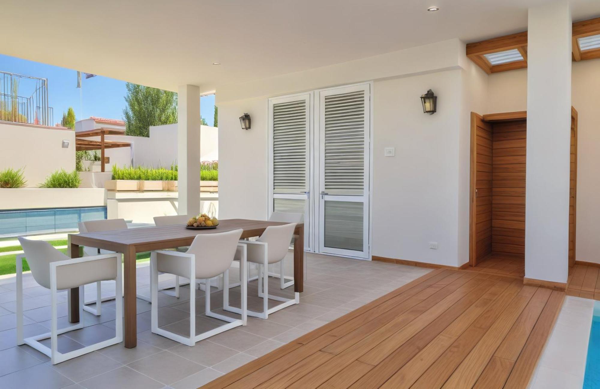 Seaview Luxury Villa Jacuzzi & Pool! 2 Min Beach Protaras Luaran gambar
