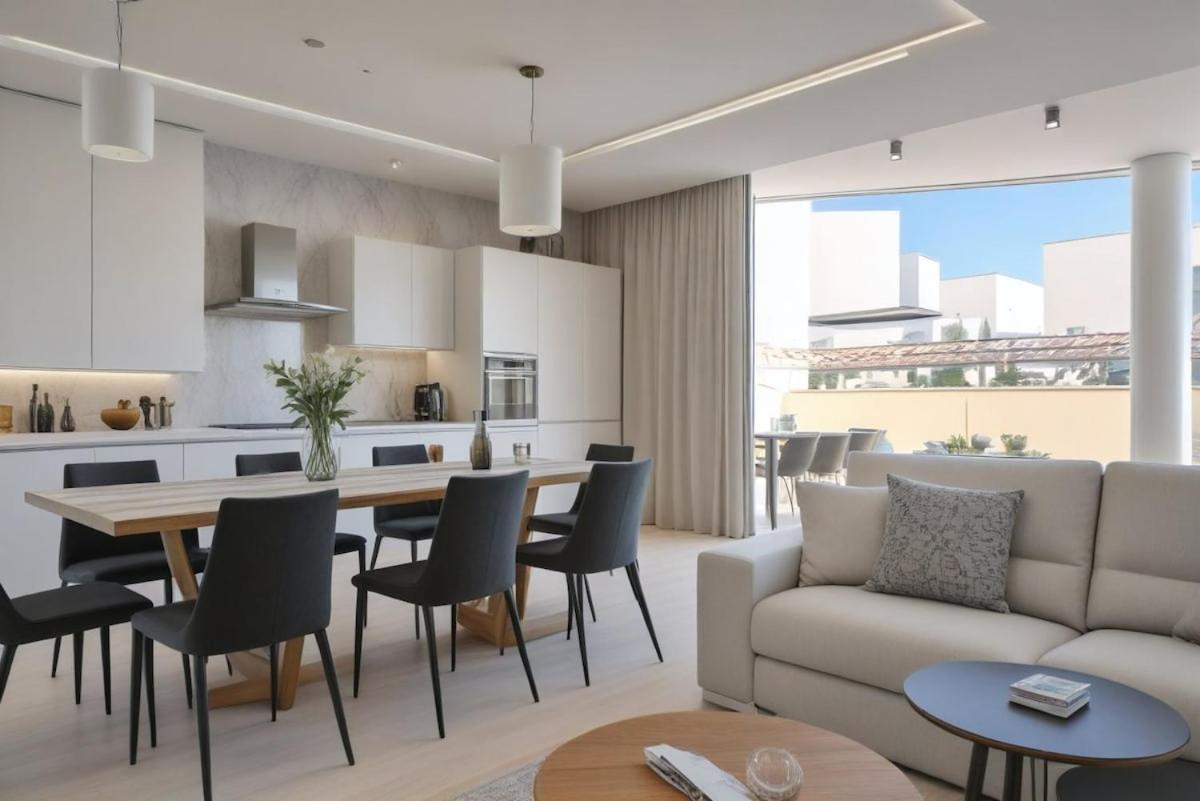 Seaview Luxury Villa Jacuzzi & Pool! 2 Min Beach Protaras Luaran gambar